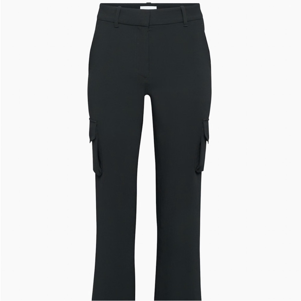 Wilfred crepe Black Cargo Pants, Lully